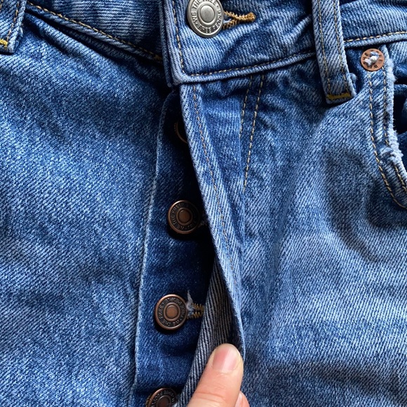 Free People Frayed Hem Jeans - Picture 3 of 8